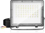 Yakimz 50W Led Proiettore Led Proiettore Da Esterno IP65 Impermeabile Illuminazione Da Lavoro Bianco Freddo