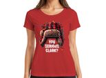 Divertente Citazione Di Clark Griswold - Maglietta Da Donna Natale Xmas, Rosso, Xl