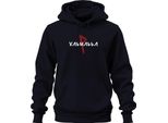 Valhalla Viking Norse Mythology Runes Odin Asgard Valhalla Unisex Hoodie Hoodie, Navy, M