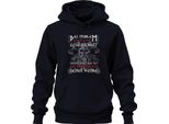 No More Mead From Skulls Of Enemies Viking Nordic Axe Runes Felpa Con Cappuccio Unisex, Navy, L