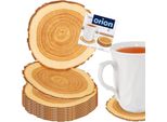 Orion Tazza Sottobicchiere Sottobicchiere In Legno Sottobicchiere Tappetino 10 Cm 10 Pz.