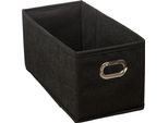 5Five Simply Smart Aufbewahrungskorb Mix N Modul, Pappe, Pp-Kunststoff, Schwarz, 15 X 31 Cm, 160384J
