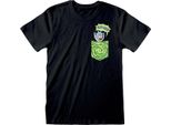 Rick And Morty Maglietta M Schwarz Unisex Tiny Pocket Rick