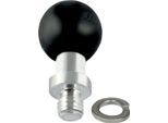 Ram Mounts RAM-B-236U, Alluminio, Alluminio, Nero