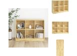 Vidaxl Libreria 104X33X76 Cm In Legno Di Pino Massiccio - Librerie E Scaffalature
