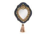 Specchio Clayre & Eef 19X3X22 Cm Poliresina Color Oro Blu