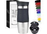 Milu 6017 Isolierbecher Schwarz 0,37 L
