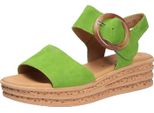 Gabor 44.550 Sandali Da Donna - Sandali Con Cinturino Verde Elegante Nuovo