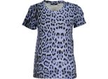 Cavalli Class - Camicia Con Stampa Animalier Viola : Taglia - S Taglia: S