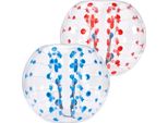 Vevor 2 X 1,5 M Bumper Ball Bubble Soccer Zorb Gonfiabile Bumper Ball Blu + Rosso