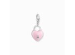 Thomas Sabo - 2071-691-9 - Charm - Donna - Argento 925, Annerito - Serratura A Cuore