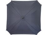 Ombrellone Skyline Per Carrozzine Braccio Di Montaggio Flessibile Protezione Uv 50+ Vela Parasole Per Carrozzina, Ø70Cm, Nero-Grigio