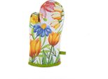Guanto Da Forno Excelsa Cotone Fiorito 32X18 Cm Colorato