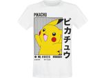 Maglietta PokéMon Da Uomo Pikachu Bianco M