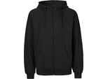 Tiger Cotone By Neutral Felpa Con Cappuccio Unisex In Cotone Tiger Con Zip