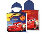 Poncho Da Spiaggia Per Bambini - Asciugamano Con Cappuccio Cars - Piston Cup