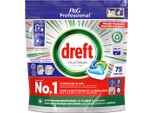 Pastiglie Per Lavastoviglie Dreft Platinum Regular All In 1 - 75 Pastiglie