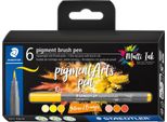 Staedtler 371 C6-5 Staedtler Fasermaler Pennello A Pigmenti "Gialli E Arancioni"""