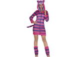 Guirca Costume Da Donna Gatto A Righe Xl Xl