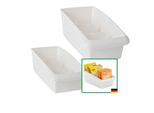 Set Di Sacchetti Per Zuppa Novaliv - 25 X 12 Cm E 25 X 16 Cm Bianchi - Contenitore Per Spezie - Organizzatore Per Cassetti - Conservazione E Organizzazione Degli Ingredienti Per Condimenti E Cottura
