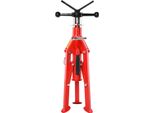 Vevor Cavalletto Per Tubi Con Testa A V, Capacità Di Carico Di 1134 Kg, Cavalletto A Martinetto Per Tubi, Altezza Regolabile Da 0,32 A 30,48 Cm, Cavalletto Per Tubi Portatile E Pieghevole Per Progetti Di Saldatura, Automobilistici Ed Edilizi