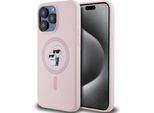 Karl Lagerfeld Klhmp15Xscmkcrhp Iphone 15 Pro Max 6.7 RóżOwy/Pink Hardcase Silicone Karl & Choupette Anello Magsafe