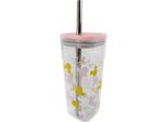 Tazza Disney Minnie Mouse 540Ml Con Cannuccia E Coperchio In Acciaio Inox