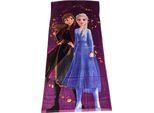 Telo Mare Disney Frozen Con Anna Ed Elsa | 70X140Cm | 100% Cotone