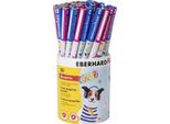 Eberhard Faber 510555 Eberhard Faber Colori Bleistifte B Blau/Weiß/Pink, 50 St.