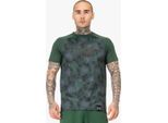 Camicia Funzionale Da Uomo Regular Fit Training Graphic Tee Verde/Nero L Tapout