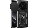 Custodia Techsuit Camshield Back Cover Per Xiaomi 14 Ultra - Nero