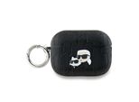 Karl Lagerfeld Klap2Pgkcpk Airpods Pro2 (2022/2023) Cover Czarny/Nero Monogramma Karl & Choupette Head