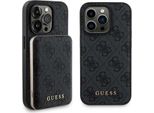 Zestaw Guess Gubpm5P14X4Gemgk Iphone14 Pro Max 6.7 Custodia Rigida + Powerbank 5000Mah Magsafe Czarny/Nero 4G Metal Logo