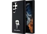Karl Lagerfeld Klhcs24Lsmhknpk S24 Ultra S928 Czarny/Nero Silicone Ikonik Metal Pin