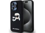 Karl Lagerfeld Klhmp15Xskchpplk Iphone 15 Pro Max 6.7 Czarny/Black Hardcase Silicone Karl & Choupette Magsafe