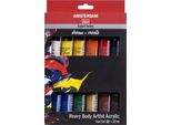 Set Di Prova Dei Colori Acrilici Amsterdam Expert Series | 12 X 20 Ml