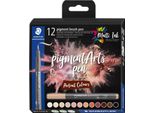 Staedtler 371 C12-4 Staedtler Fasermaler Pennello A Pigmenti "Portrait Colours"""