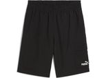 Puma Ess No. 1 Logo Woven Cargo Shorts 9' - Nero, Taglia: Xxl