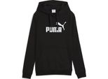 Puma No. 1 Logo Felpa Con Cappuccio Donna Con Tasche KäGuru, Colore:Nero, Taglia:Xl