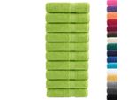 Vidaxl Asciugamani Da Doccia Premium Solund 10 Pz. Verde Mela 70X140 Cm 600 G/M²