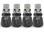 4PCS Calzini Per Animali Domestici Antiscivolo Impermeabile Protezione Zampe All'aperto Sport Calzini Scarpe Stivali Cani Protettivi Zampe Pioggia Neve Scarpe