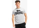 T-Shirt Uomo Regular Fit Tullig Marl Grigio/Nero Xxl Lonsdale