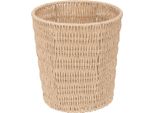5Five Simply Smart Papierkorb Kord, MüLleimer, Papiereimer, Schreibtisch, Papier, Beige, 13 L, 203149