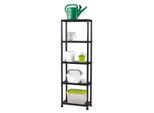 Scaffale Portaoggetti - 80 X 30 X 181 Cm - 5 Ripiani