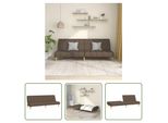 The Living Store Divano Letto 2 Posti In Tessuto Tortora