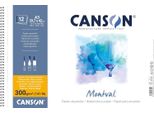 Canson C518413003 Blocco Per Acquerello Canson "Montval"", Din A3, 300 G/Mq"