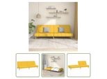 The Living Store Divano Letto 2 Posti In Tessuto Giallo