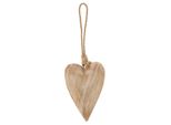 Decorazione Da Appendere In Legno A Forma Di Cuore In Legno Bianco 10X2X15-30 Cm