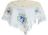 Tovaglia Elke In Poliestere Blu Pansy 110 X 110 Cm