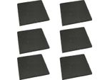 Set Di 6 Piatti Da Portata In Ardesia 20 X 20 Cm